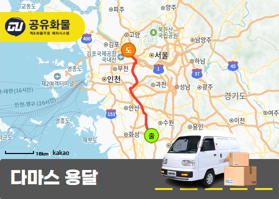 내발산동 다마스용달