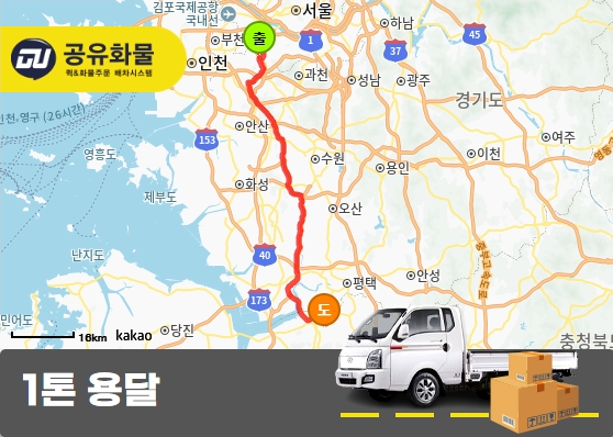 가산동 1톤 용달 래치 운송